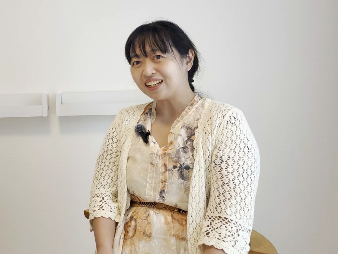 話す山岸佳織先生